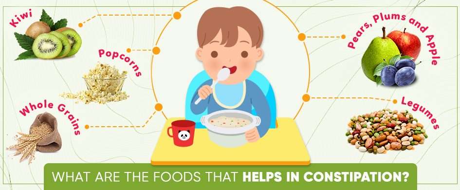 What are the foods that helps in constipation?