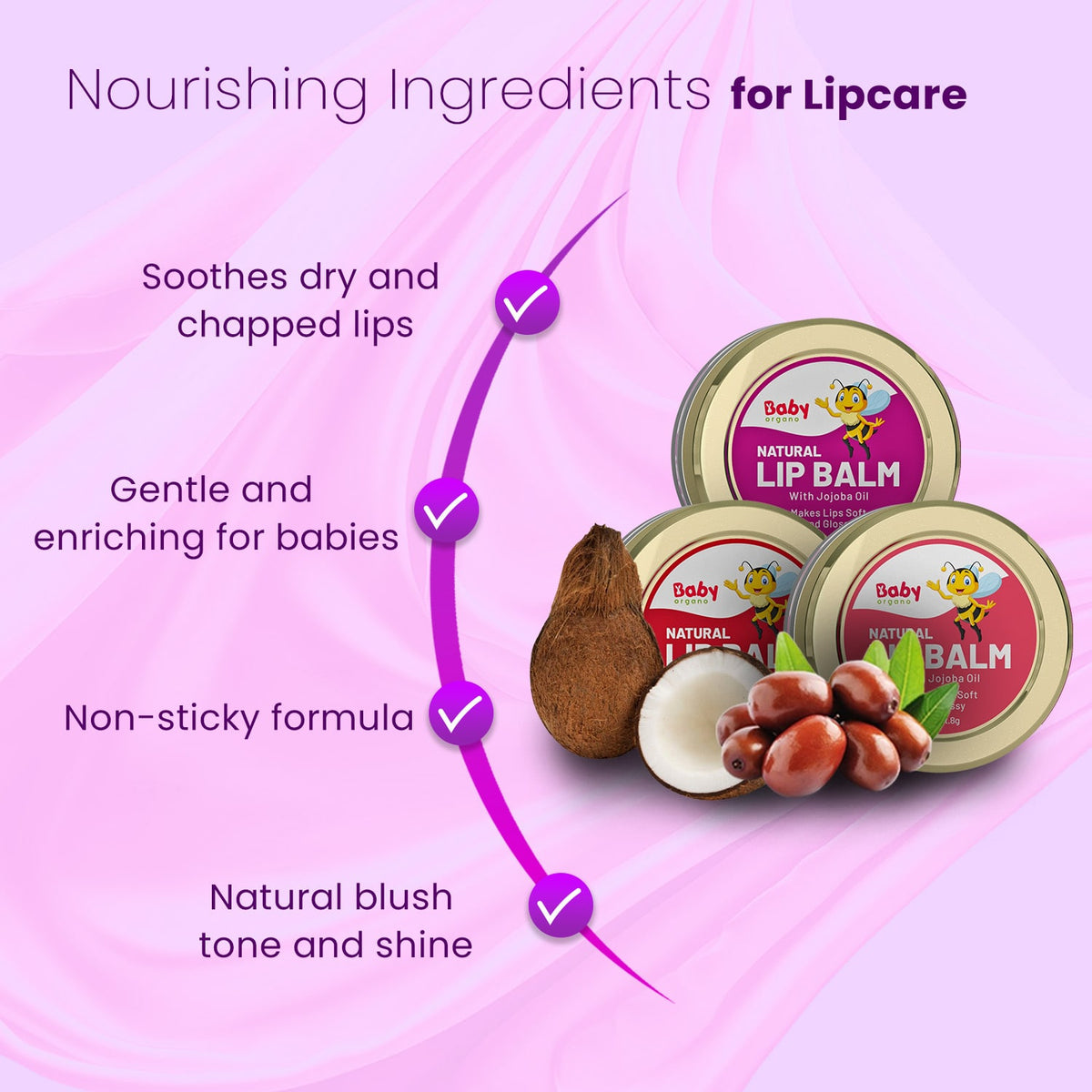 Natural Lip Balm | Heals Dry & Chapped Lips in Kids (0 to 15 Years)