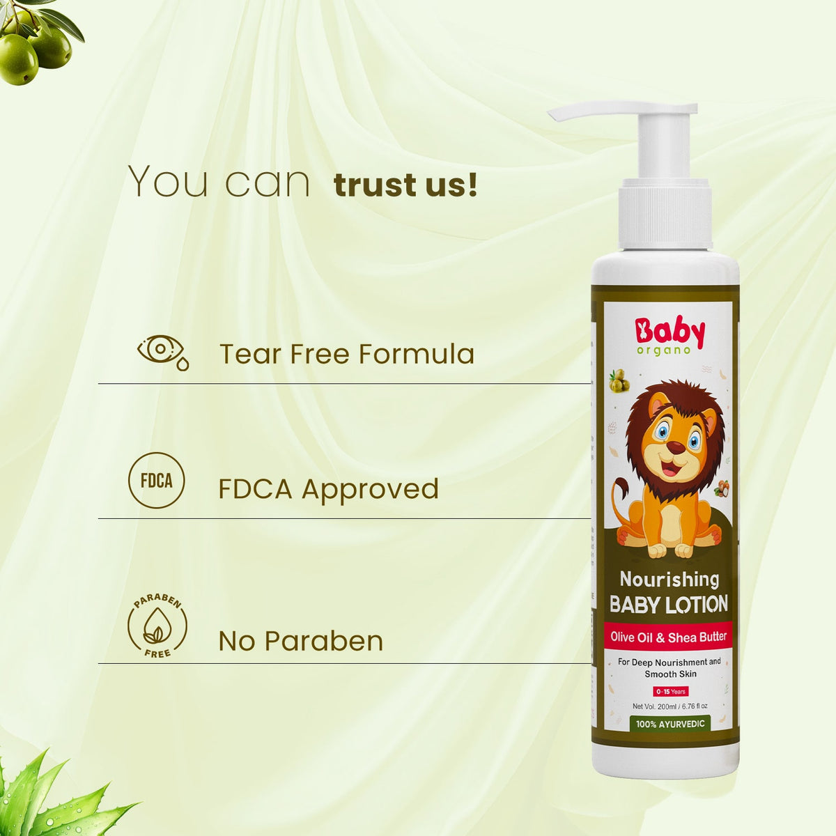 Nourishing Baby Lotion | Nourishment & Smooth Skin (0 to 15 Years)