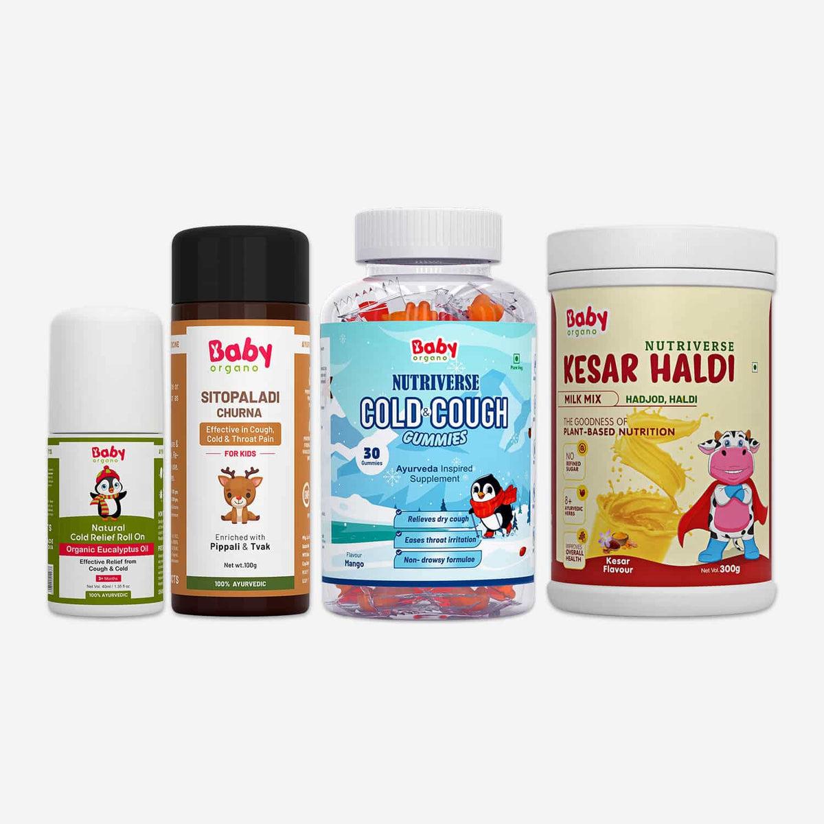 Cold Wellness Combo | Eases Coughing | Soothes Sore Throat | Loosens Mucus | Supports Immunity