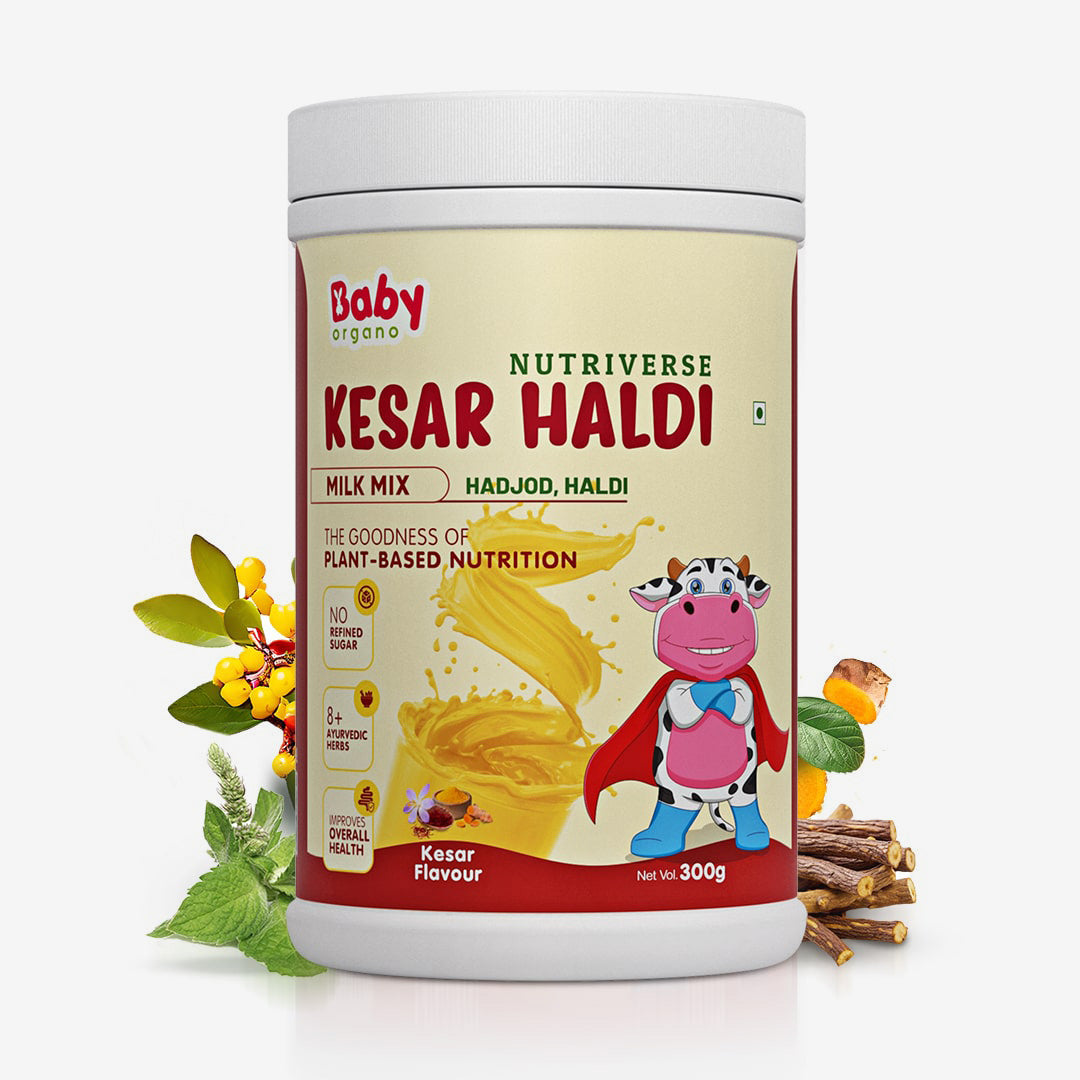 Kesar Haldi Milk Mix | Boost immunity, Strengthen bones & muscles