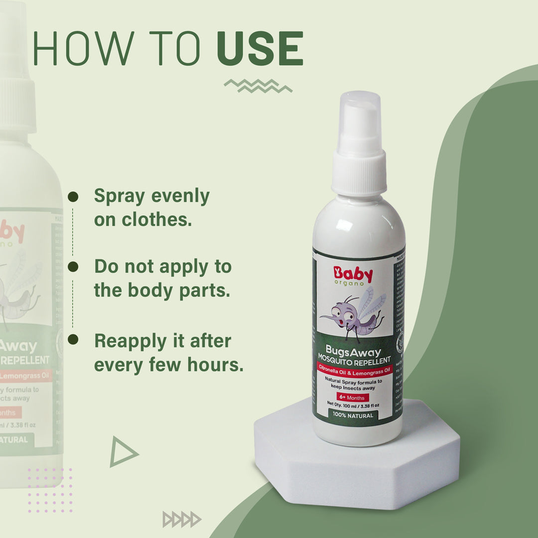 BugsAway Mosquito Repellent Spray (6+ Months)